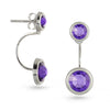 Tanzanite Swarovski Crystal Ear Jackets